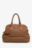 Celine by Phoebe Philo Brown Leather Large Bowling Bag