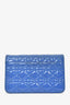 Christian Dior Blue Patent Leather Cannage Miss Dior Promenade Crossbody