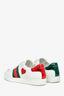 Gucci White Leather Heart Detail 'Ace' Sneakers Size 36.5