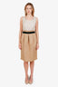 Dolce & Gabbana Beige Raffia Dress Size 46