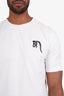 Hermès White Cotton Horse Embroidered T-Shirt Size L Mens