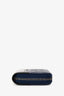 Pre-Loved Chanel™ 2018 Navy Quilted Lambskin Zip Around Wallet