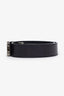 Prada Black Leather Square Buckle Belt Size 70