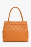 Pre-loved Chanel™ Yellow Caviar Leather Quilted CC Tote