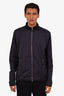 Hermès Navy Zip-Up Fleece Jacket Size XXL Mens