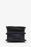 Christian Dior Black Leather Studded Vertical Diorama Crossbody Bag