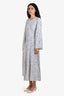 ILTA Silver Sequin Long Sleeve 'Sienna' Dress Size 38