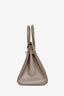 Hermès 2011 Etoupe Epsom Leather Bleu Izmir Verso Birkin 30 PHW