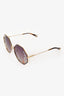 Chloe Tortoise Octagon '132' Sunglasses