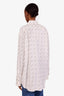 Balenciaga White Logo All Over Shirt Size 39