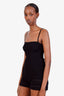 Jacquemus Black Ribbed 'Le Haut Sierra' Tank Top Size 38