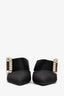Roger Vivier Black Satin Crystal Buckle Heels Size 36