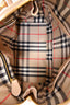 Burberry Pink Leather Greenwood Bowling Bag with Strap