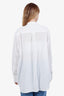 Toteme White Cotton Long Sleeve Button Up Shirt Size 38