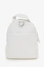 Maison Margiela White Leather 'Glam Slam' Backpack