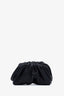 Bottega Veneta Black Leather 'The Pouch' Coin Purse Bag