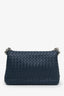 Bottega Veneta Blue Olimpia Intrecciato Leather Crossbody Bag
