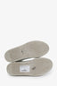 Brunello Cucinelli White Leather Beaded Detail Sneakers Size 36