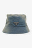Prada Light Blue Denim Bucket Hat