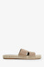 Hermès Beige Sable Antigua Espadrille Size 42