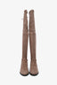 Stuart Weitzman Beige Suede Tieland Long Boots Size 7