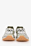 Bottega Veneta Green/White Mesh Sneakers Size 42