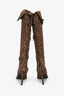 Stuart Weitzman Cheetah Print High Boots Size 12