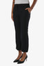 Alexander McQueen Black Tailored Crop Trousers Size 38