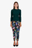 Louis Vuitton 2019 Multicolour Brush-Paint Patterned Tapered Pants Size 38