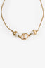 Christian Dior Gold Toned Mise En Dior Faux Pearl Bracelet