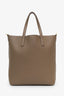 Saint Laurent Taupe Leather Shopping Toy Tote With Strap