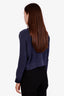 Christian Dior Navy Cashmere Bee Embroidery Sweater Size 8
