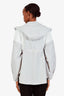 Moncler Grey/White Nylon Drawstring Windbreaker Size 0
