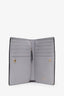Valentino Grey Leather Rockstud Bi-Fold Compact Wallet