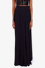 Miu Miu Black Pleated Maxi Length Skirt Size 40