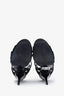 Saint Laurent Blue Denim Open Toe Platform Heels Size 38