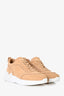 Hermès Camel/White Suede 'Bouncing' Sneakers Size 38