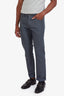 Brunello Cucinelli Blue Wool Straight Leg Pants Size 50 Mens
