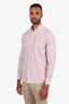 Loro Piana Pink Cotton Silk Button Up Shirt Size XS Mens