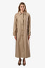 Lauren by Ralph Lauren Beige Single Breasted Trench Coat Size Small