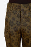 Smythe Green Army Floral Print Pant and Jacket Set Size XS 00