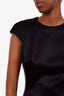 L'Agence Black Cuffed Sleeve Mini Dress Size 4