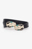 Bvlgari Black Leather Serpenti Forever Leather Wrap Bracelet