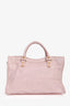 Balenciaga 2014 Pink Leather Le City Top Handle Bag