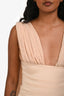 Arcina Ori Beige Deep-V Maxi 'Ramona' Dress Size XS