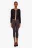 Christian Dior Dark Grey Denim Straight Leg Jeans Size 4