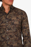 Tom Ford Camo Print Button Down Shirt Size 39 Mens