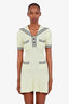 Self-Portrait Yellow Knit Mini Dress Size XS