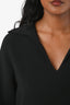 Gucci Black Collared V-Neck LS Shirt Size 40
