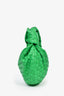 Bottega Veneta Green Leather Intrecciato Teen Jodie Shoulder Bag
